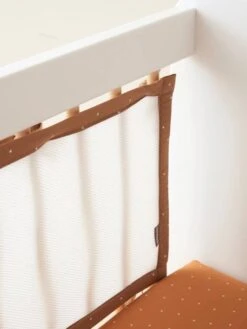 Tour De Lit Respirant Petit Nomade écru / Camel - Vertbaudet -Vertbaudet Soldes Magasin tour de lit respirant petit nomade 3