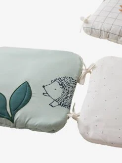 Tour De Lit / Tour De Parc Modulable Bio Collection LOVELY NATURE Ivoire / Multicolore - Vertbaudet -Vertbaudet Soldes Magasin tour de lit tour de parc modulable bio collection lovely nature 4