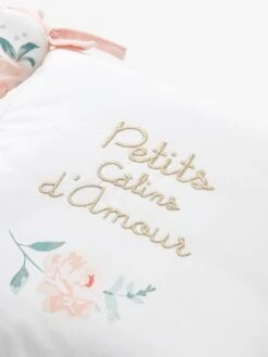 Tour De Lit/tour De Parc Modulable EAU DE ROSE écru / Rose - Vertbaudet -Vertbaudet Soldes Magasin tour de littour de parc modulable eau de rose 3