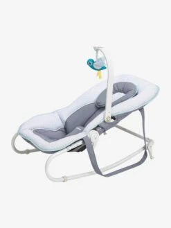 Transat BABYMOOV Graphik Avec Arche De Jeux Gris/pêche - Babymoov -Vertbaudet Soldes Magasin transat babymoov graphik avec arche de jeux 3