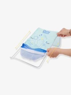 Transat De Bain Ergo Ludique BADABULLE Bleu Blanc - Badabulle -Vertbaudet Soldes Magasin transat de bain ergo ludique badabulle 3