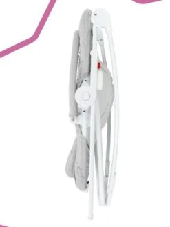 Transat En Hauteur BADABULLE Compact’Up Gris Clair (candy) - Badabulle -Vertbaudet Soldes Magasin transat en hauteur badabulle compactup 3