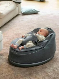 Transat Et Pouf Doomoo Seat’n Swing BABYMOOV Avec Balancelle Intégrée Rose - Babymoov