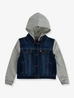 Veste Bi-matière à Capuche Levi's® Bleu Jean - Levis