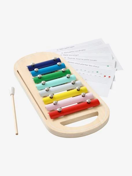Xylophone Avec Partitions En Bois FSC® Multicolore - Vertbaudet 5 Xylophone Avec Partitions En Bois FSC® Multicolore - Vertbaudet – Image 5