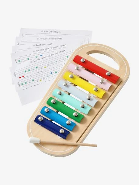 Xylophone Avec Partitions En Bois FSC® Multicolore - Vertbaudet 1 Xylophone Avec Partitions En Bois FSC® Multicolore - Vertbaudet